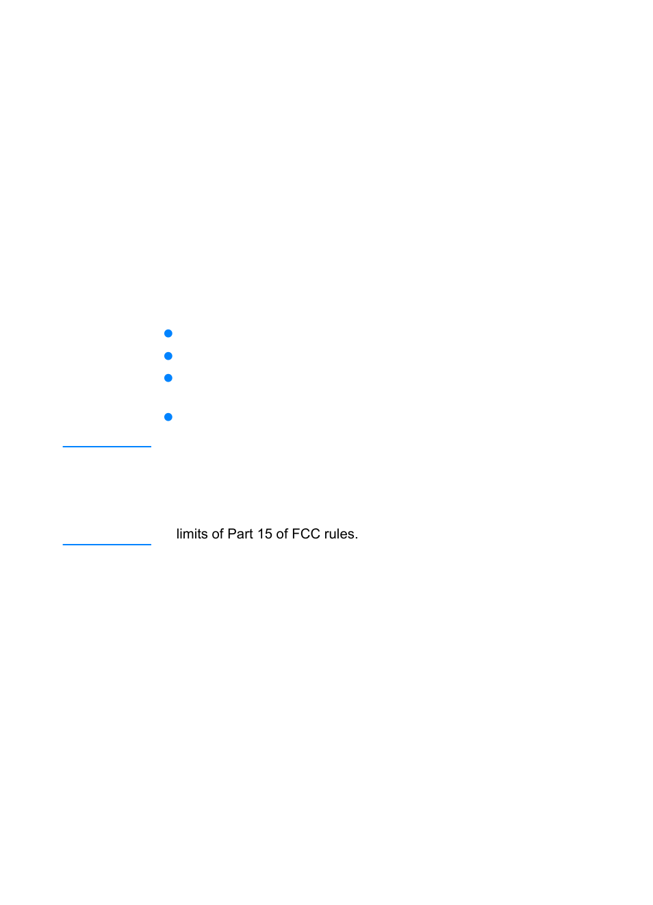 Fcc regulations | HP Color LaserJet 4600 Printer series User Manual | Page 211 / 244