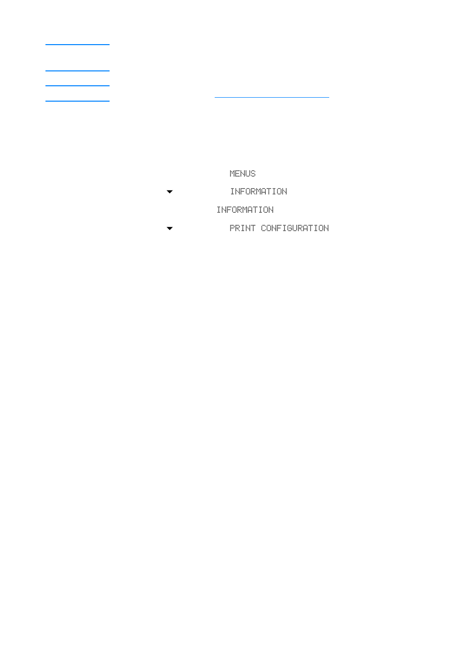 Printing a configuration page | HP Color LaserJet 4600 Printer series User Manual | Page 226 / 244