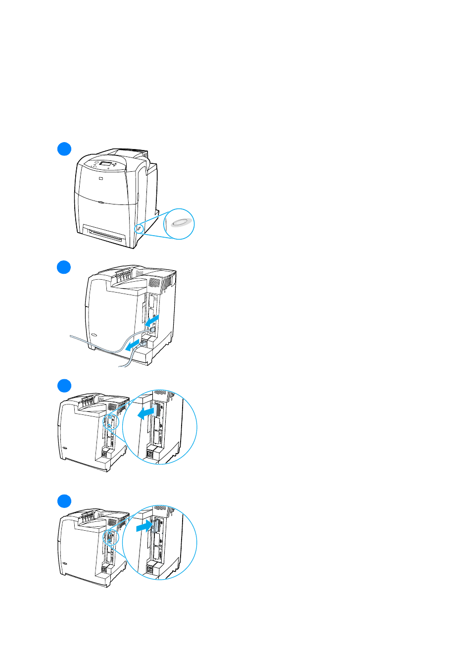 Installing an hp jetdirect print server card, To install an hp jetdirect print server card | HP Color LaserJet 4600 Printer series User Manual | Page 232 / 244