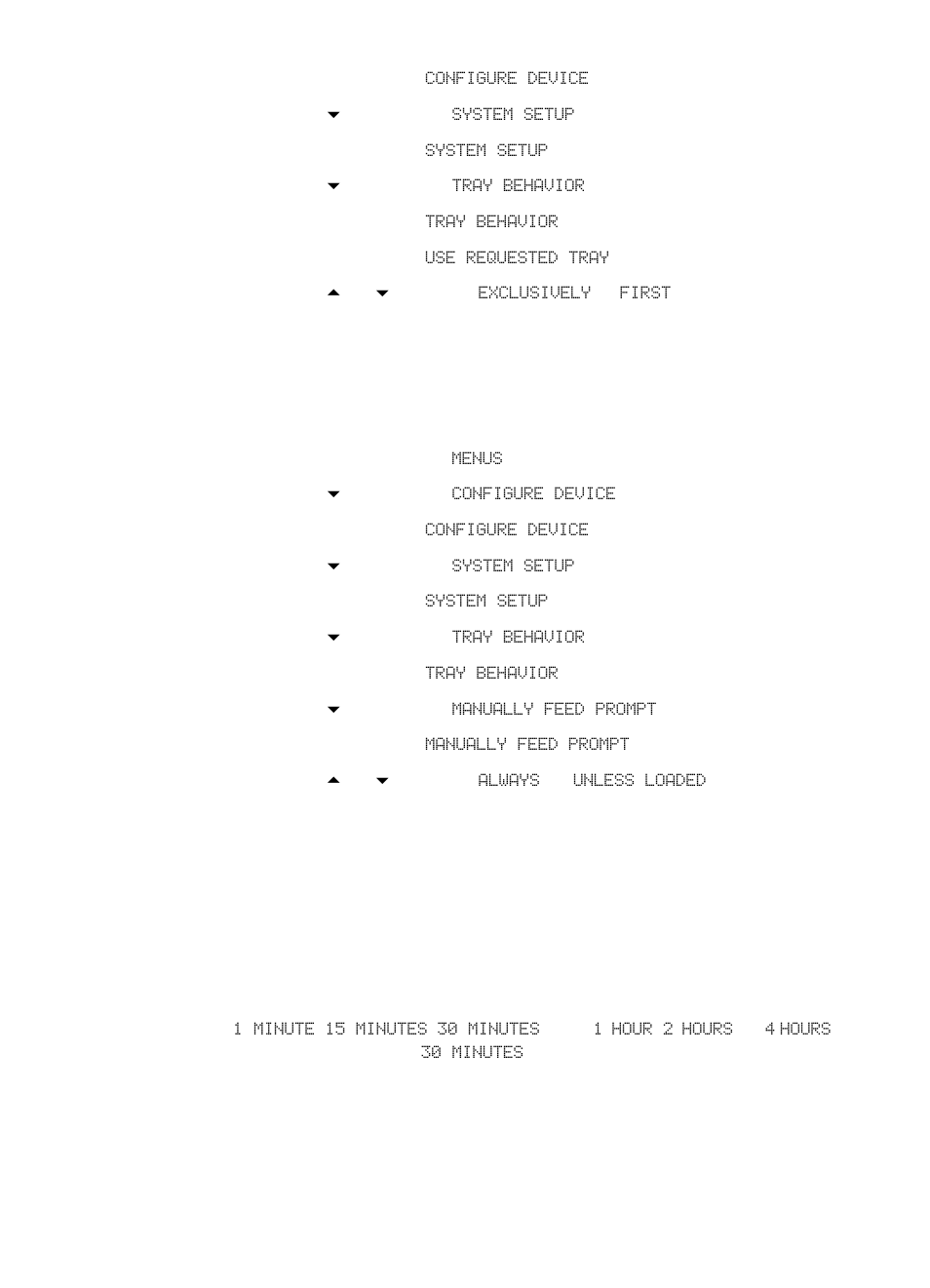Powersave time | HP Color LaserJet 4600 Printer series User Manual | Page 48 / 244