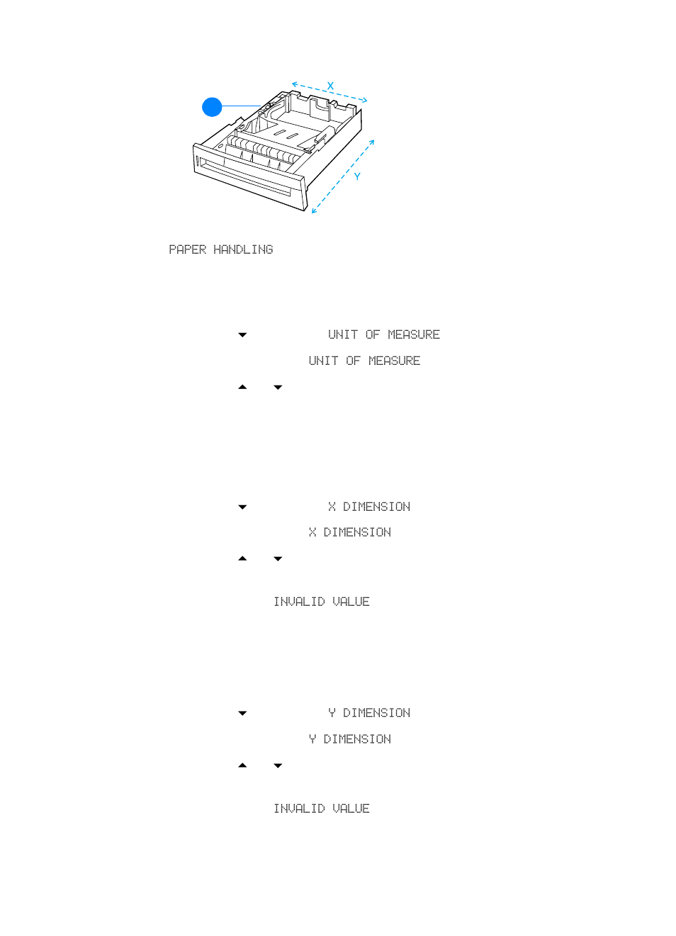 Unit of measure, X dimension, Y dimension | HP Color LaserJet 4600 Printer series User Manual | Page 83 / 244