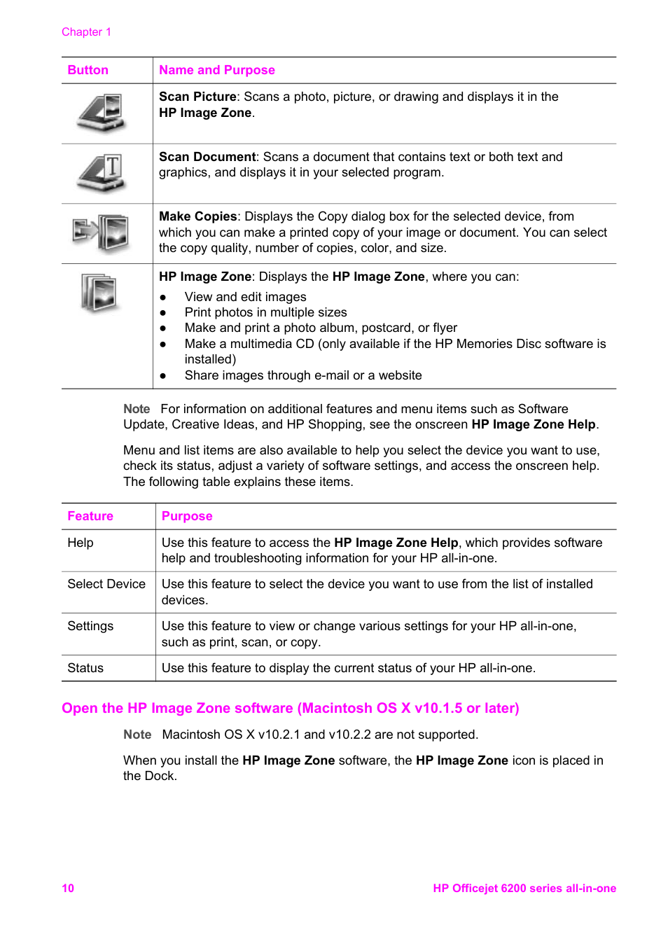 HP Officejet 6210v All-in-One Printer User Manual | Page 13 / 177