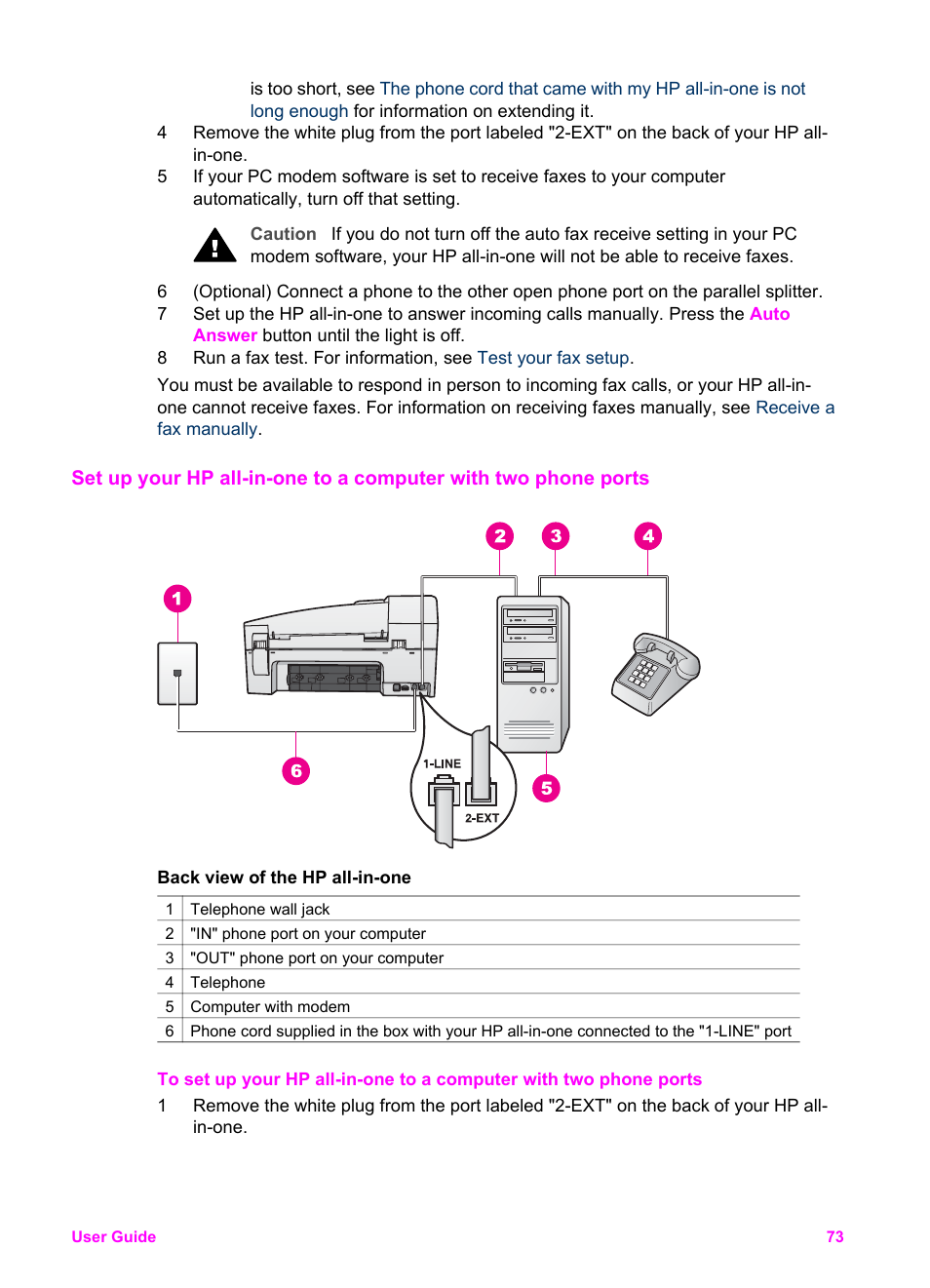 HP Officejet 6210v All-in-One Printer User Manual | Page 76 / 177