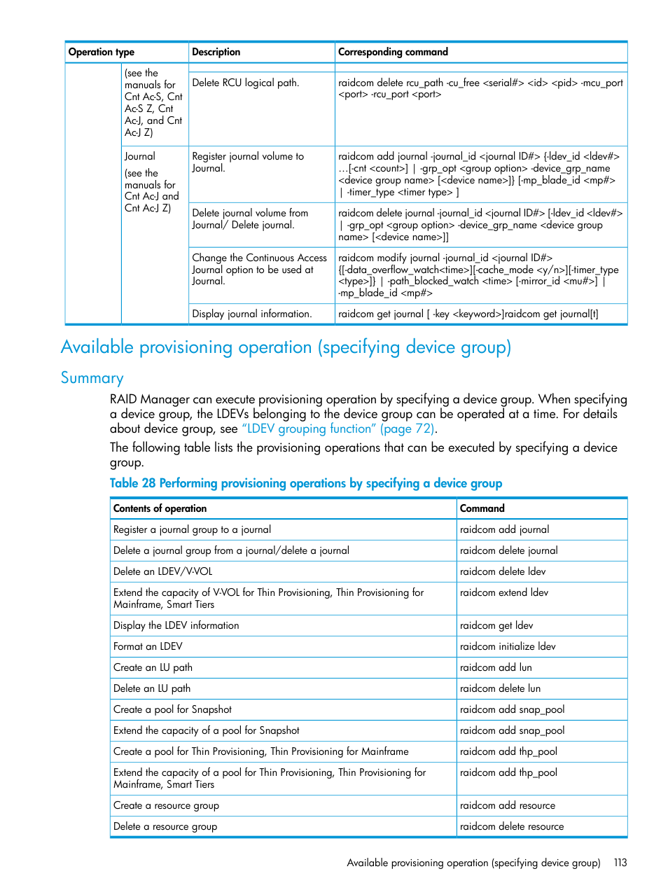 Summary | HP XP7 Storage User Manual | Page 113 / 304