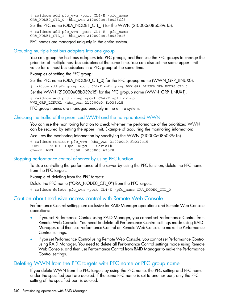 Grouping multiple host bus adapters into one group | HP XP7 Storage User Manual | Page 140 / 304