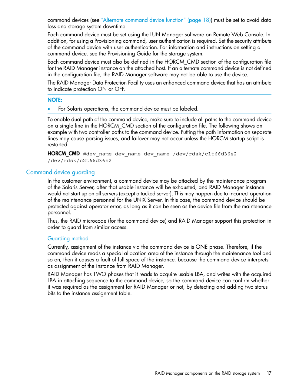 Command device guarding | HP XP7 Storage User Manual | Page 17 / 304