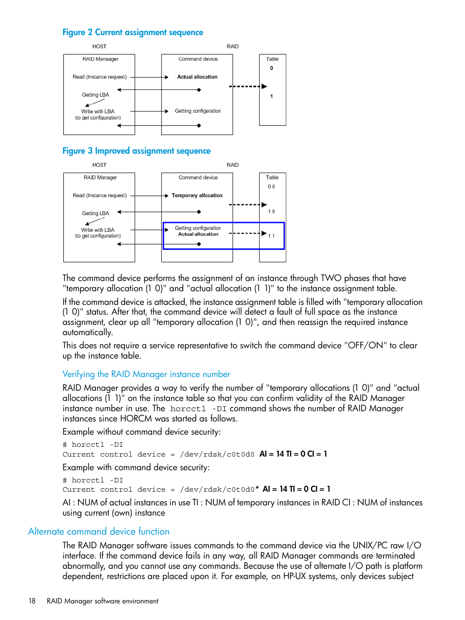 Alternate command device function | HP XP7 Storage User Manual | Page 18 / 304