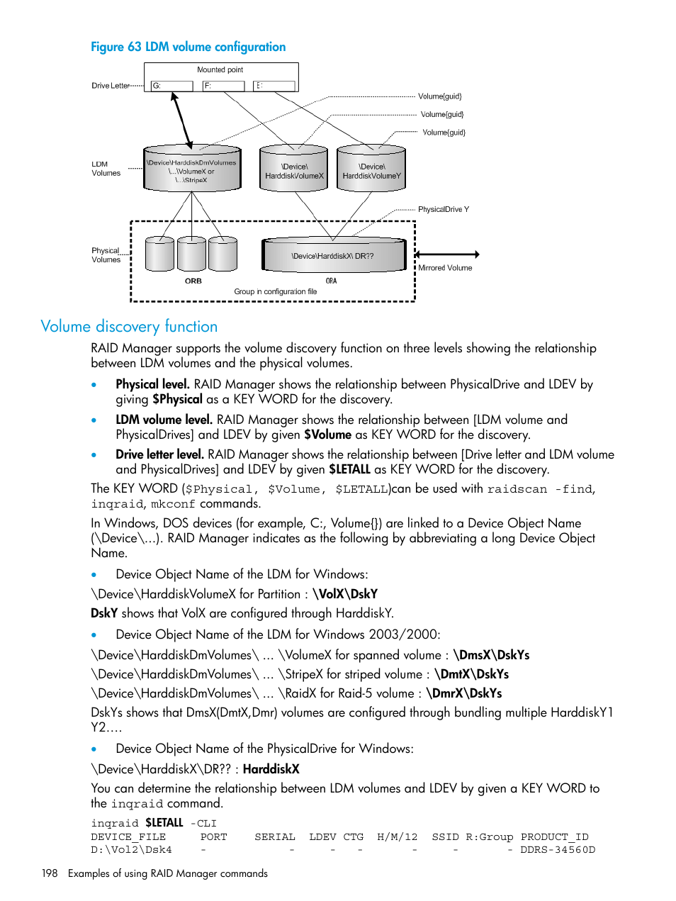 Volume discovery function | HP XP7 Storage User Manual | Page 198 / 304