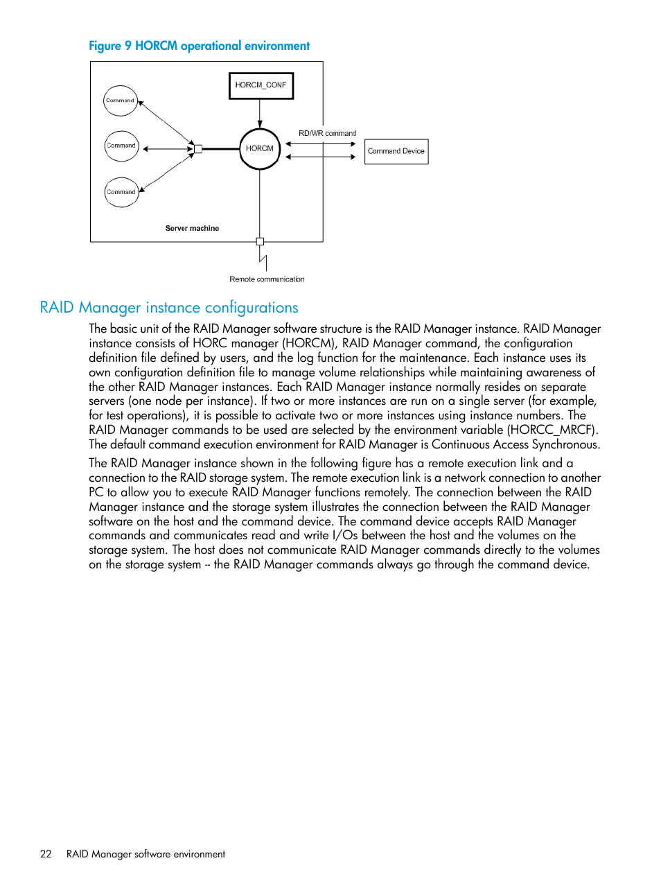 Raid manager instance configurations | HP XP7 Storage User Manual | Page 22 / 304