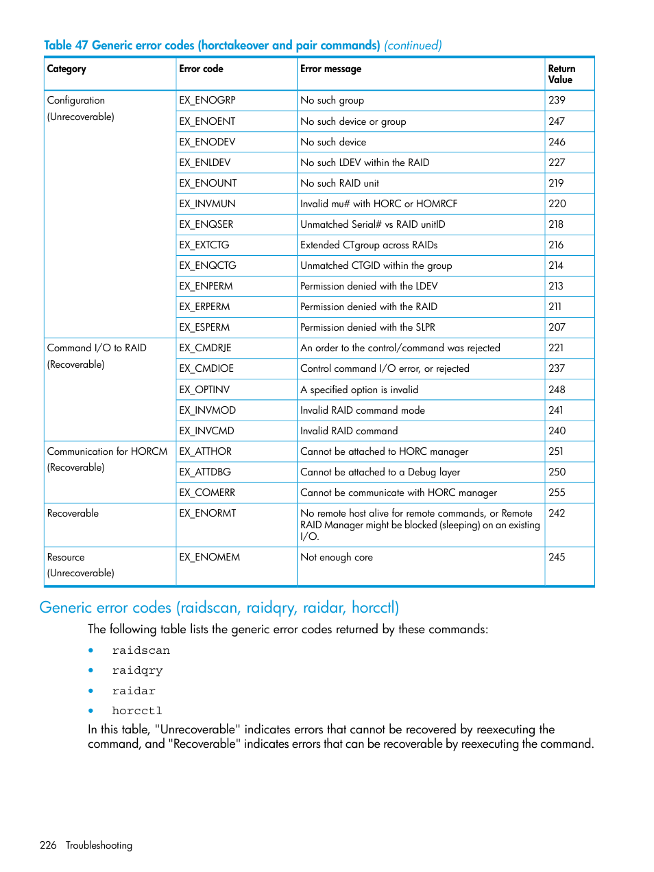 HP XP7 Storage User Manual | Page 226 / 304