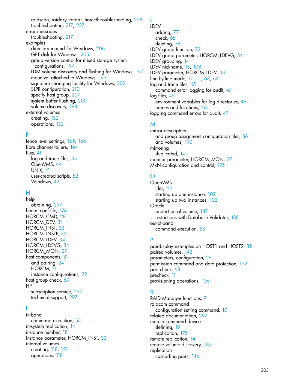 HP XP7 Storage User Manual | Page 303 / 304