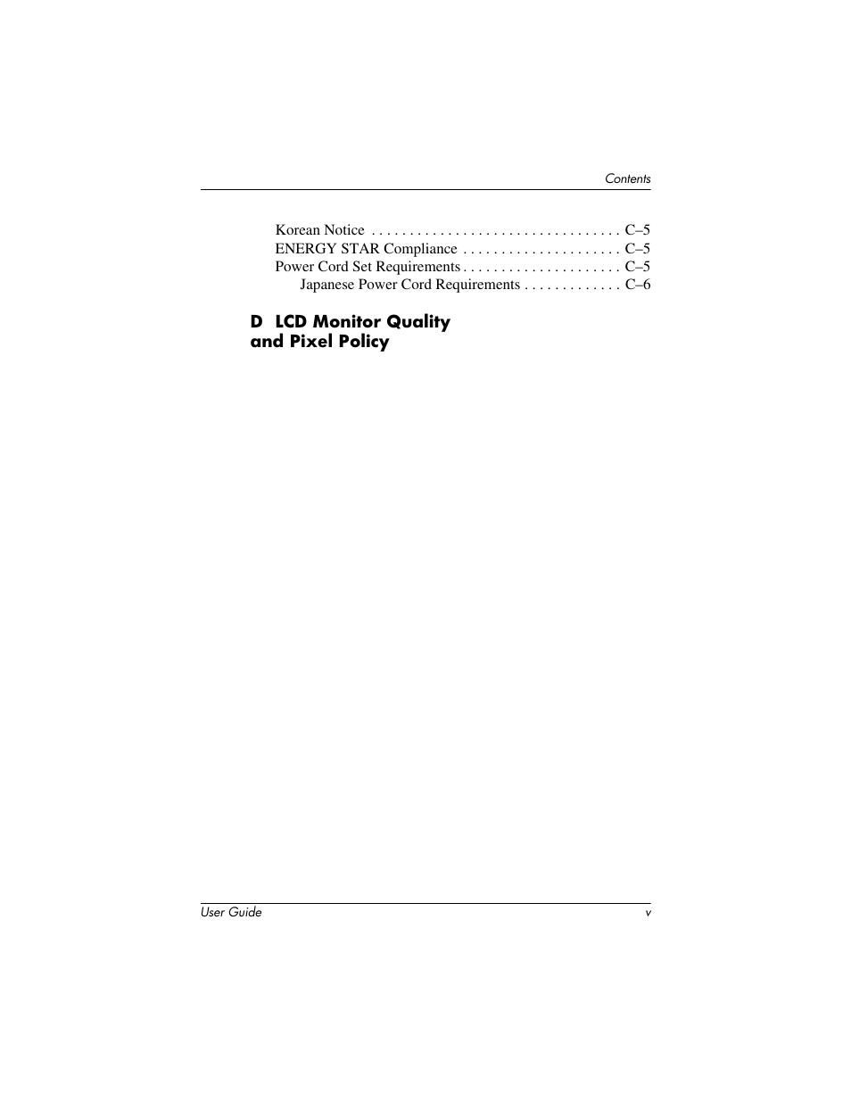 HP L1506 15-inch LCD Monitor User Manual | Page 5 / 60