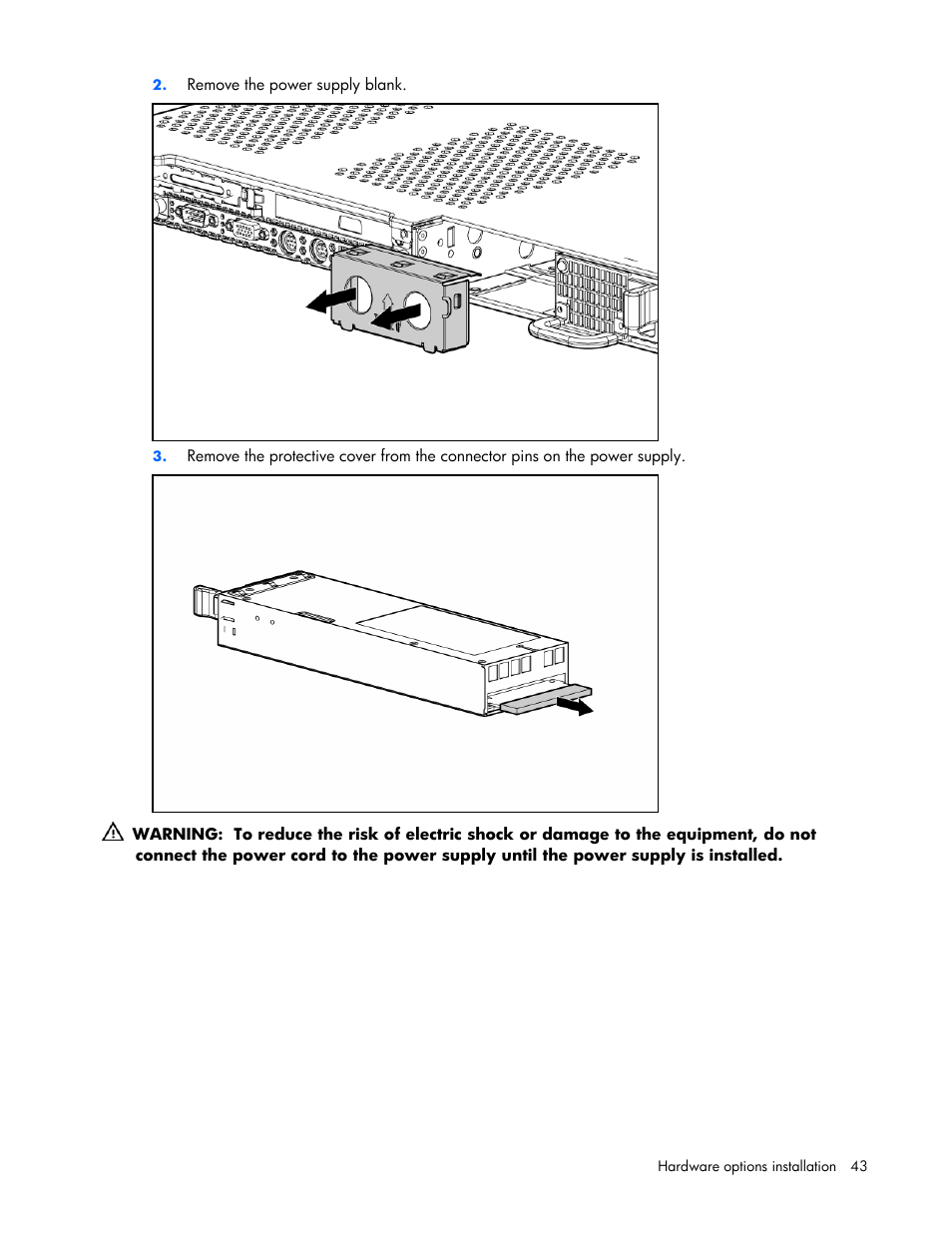 HP ProLiant DL365 Server User Manual | Page 43 / 116