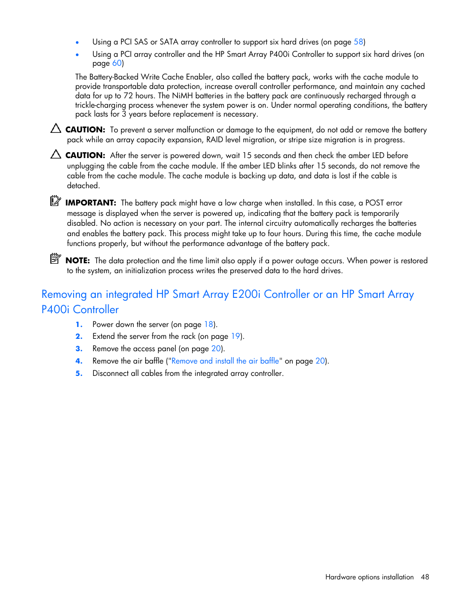 HP ProLiant DL365 Server User Manual | Page 48 / 116