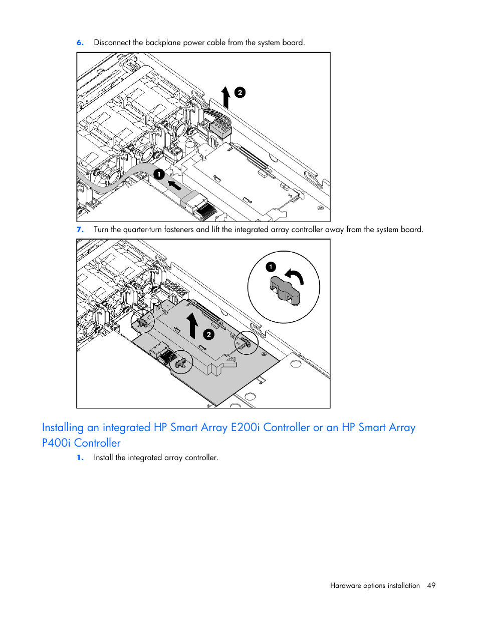 HP ProLiant DL365 Server User Manual | Page 49 / 116