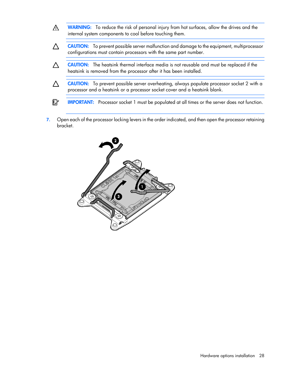 HP ProLiant SL270s Gen8 Server User Manual | Page 28 / 107