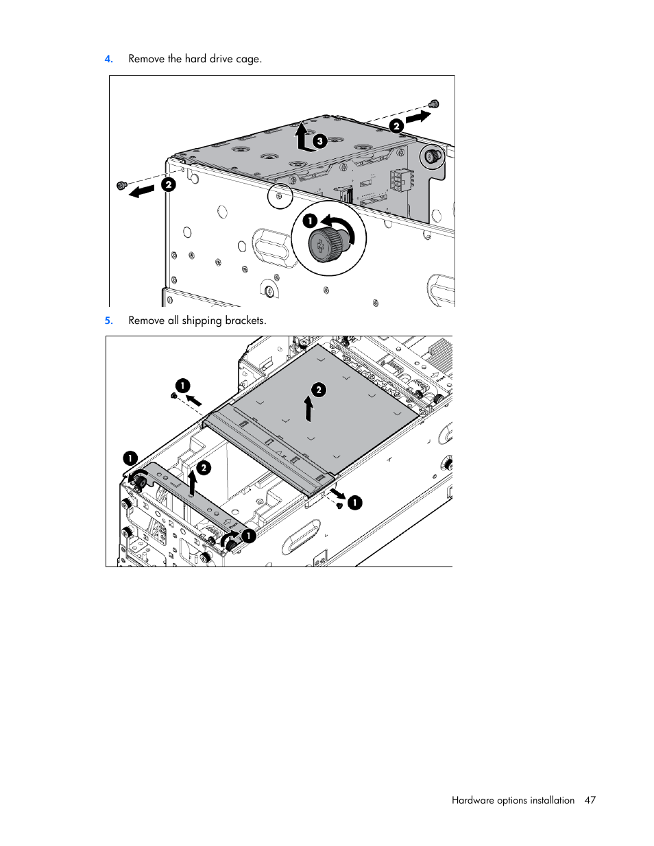 HP ProLiant SL270s Gen8 Server User Manual | Page 47 / 107