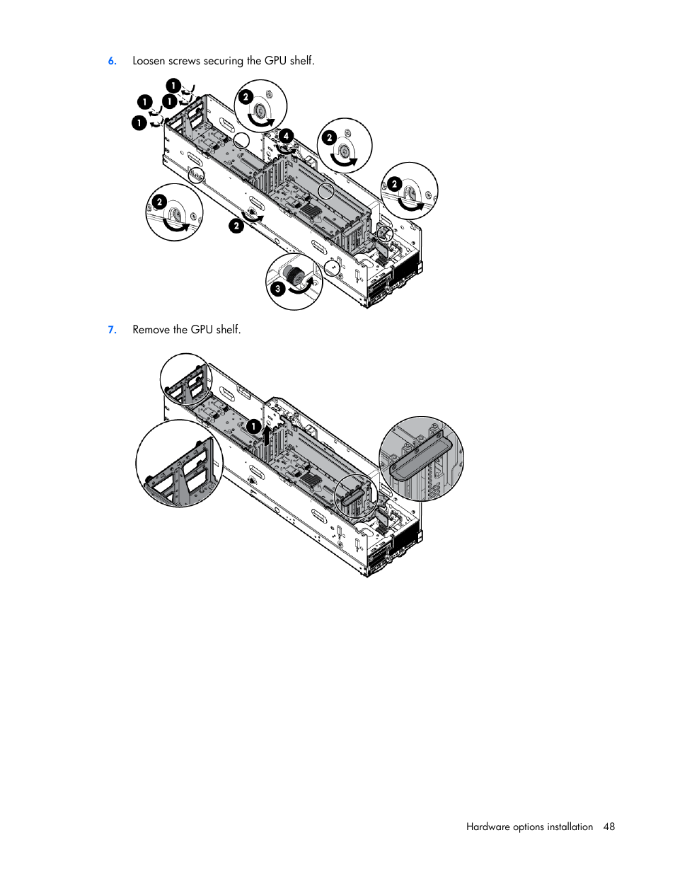 HP ProLiant SL270s Gen8 Server User Manual | Page 48 / 107