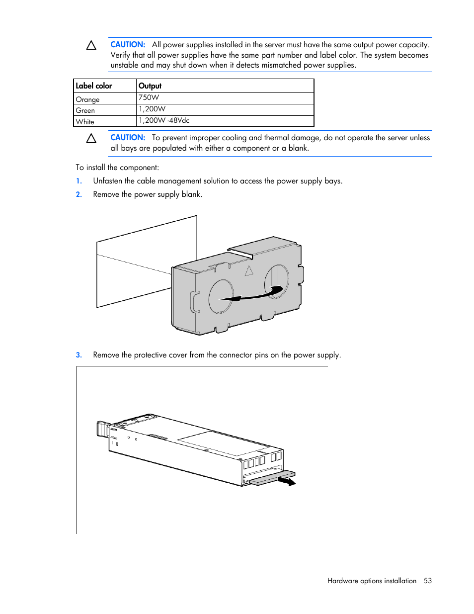 HP ProLiant SL270s Gen8 Server User Manual | Page 53 / 107