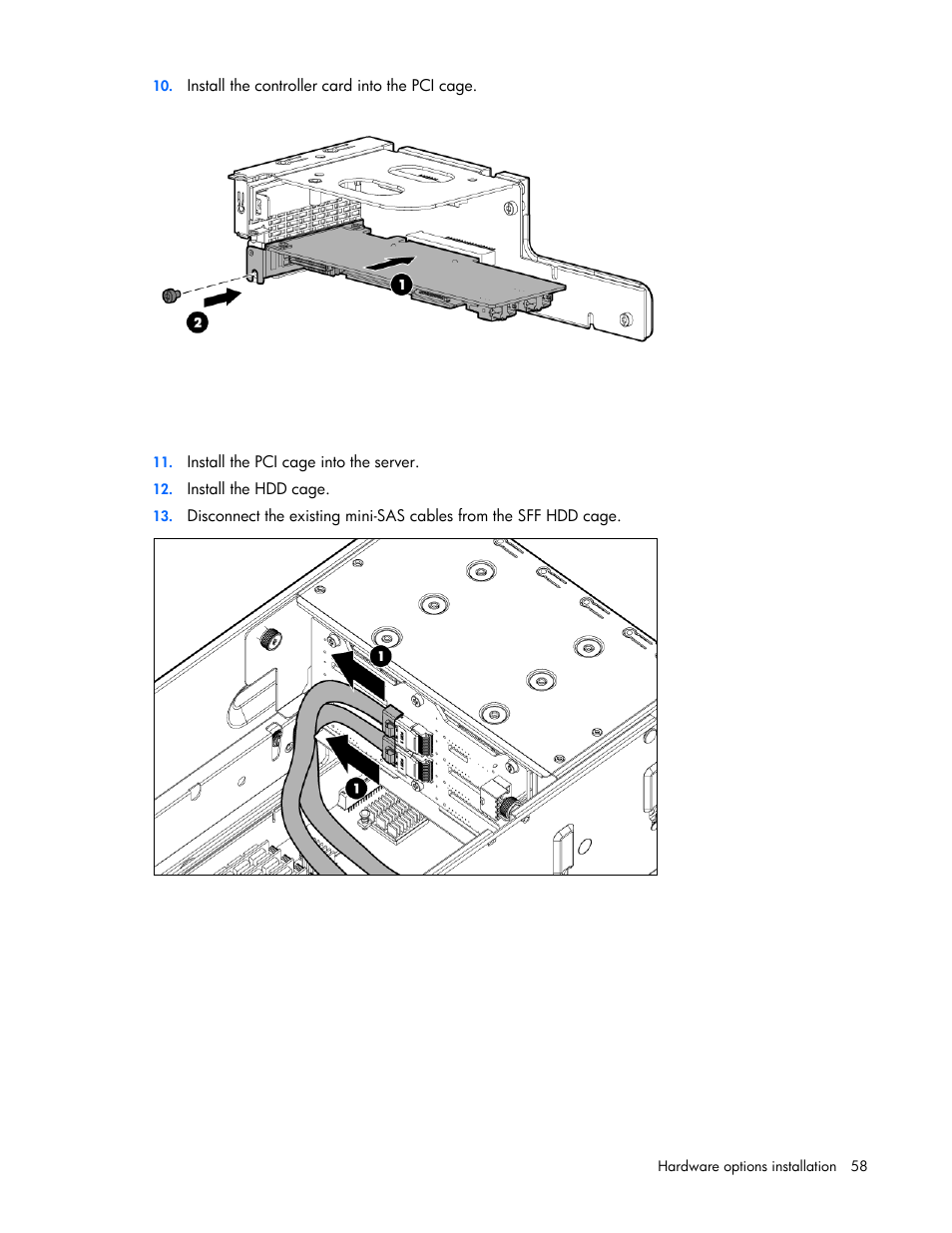 HP ProLiant SL270s Gen8 Server User Manual | Page 58 / 107