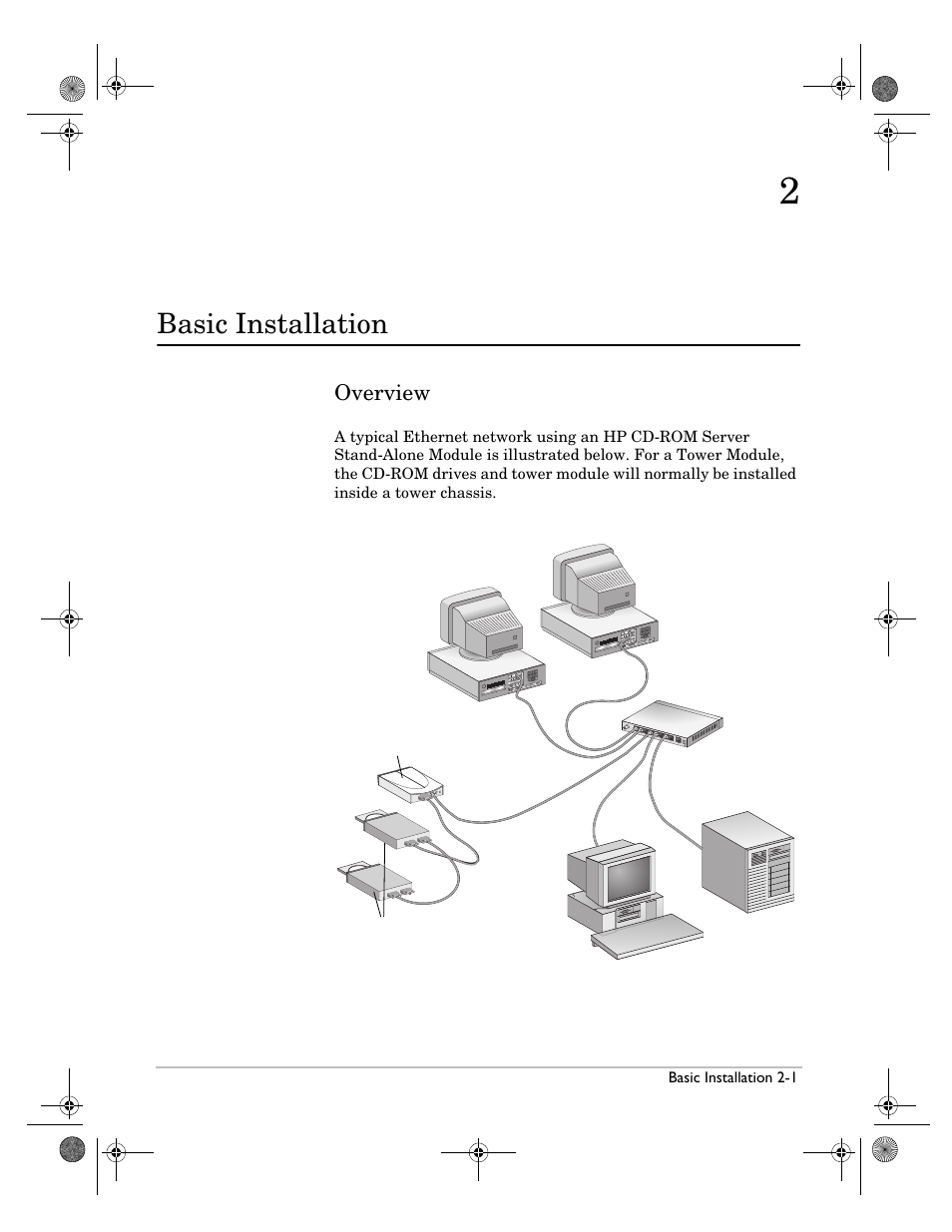 Basic installation, Overview, Overview -1 | HP Surestore NAS User Manual | Page 13 / 110