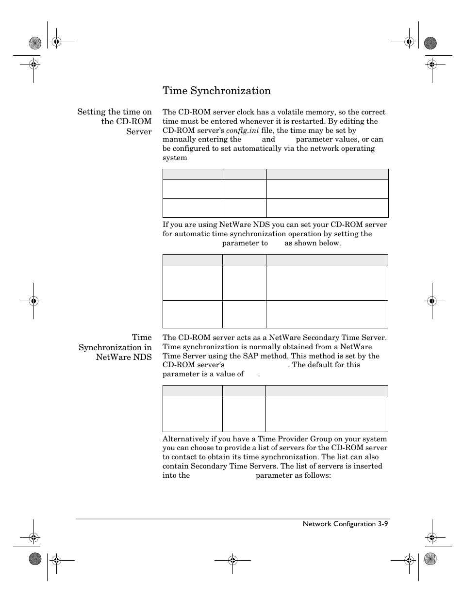 Time synchronization, Time synchronization -9 | HP Surestore NAS User Manual | Page 31 / 110