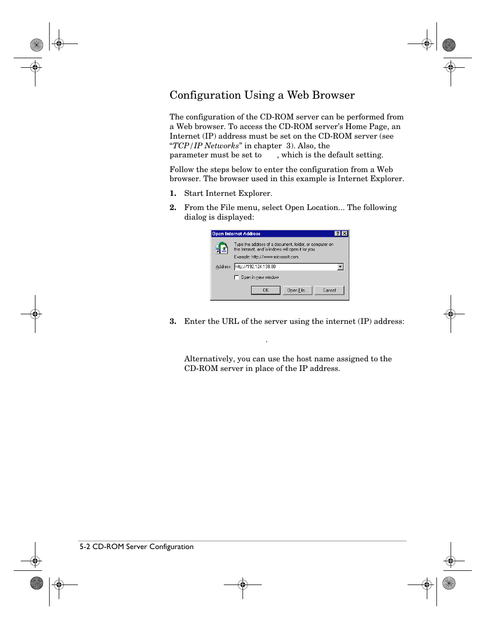 Configuration using a web browser, Configuration using a web browser -2 | HP Surestore NAS User Manual | Page 58 / 110