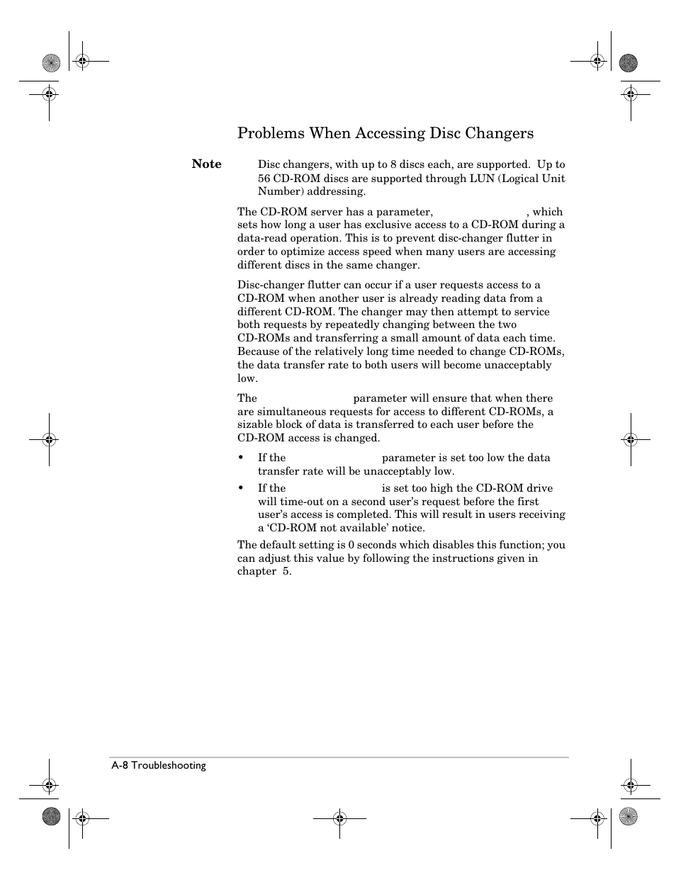 Problems when accessing disc changers | HP Surestore NAS User Manual | Page 84 / 110