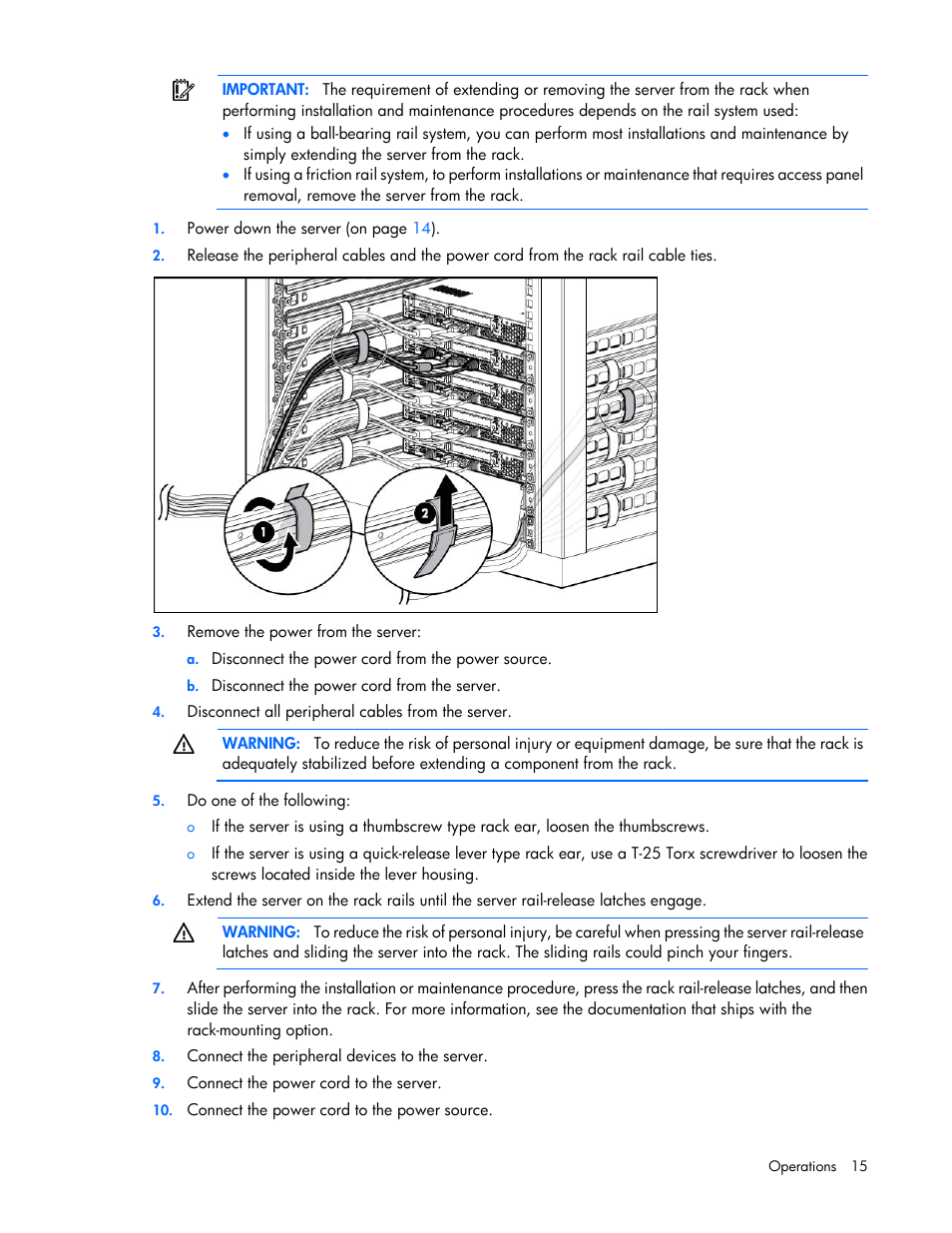 HP ProLiant DL320e Gen8 v2-Server User Manual | Page 15 / 100