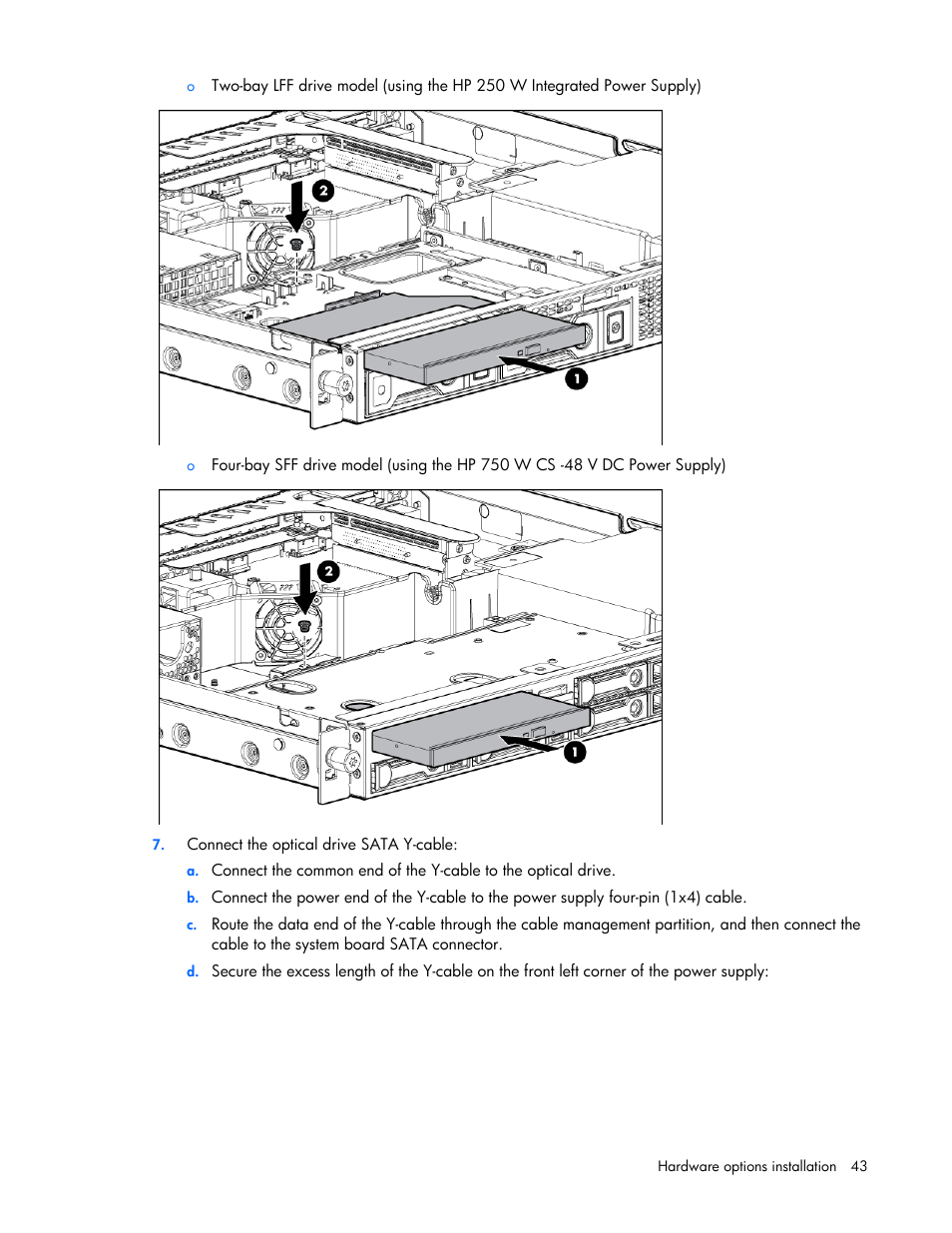 HP ProLiant DL320e Gen8 v2-Server User Manual | Page 43 / 100