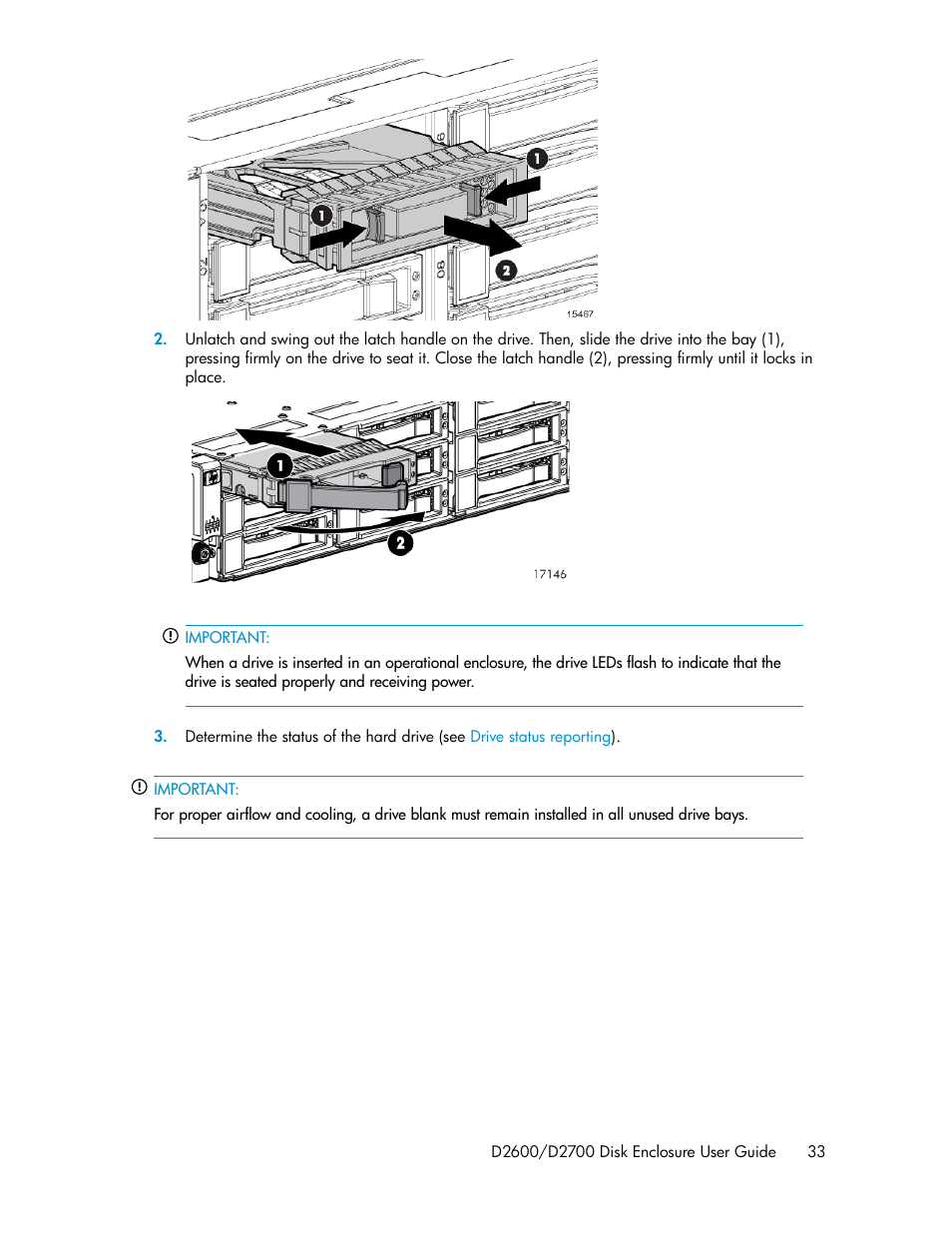 HP D2000 Disk Enclosures User Manual | Page 33 / 76