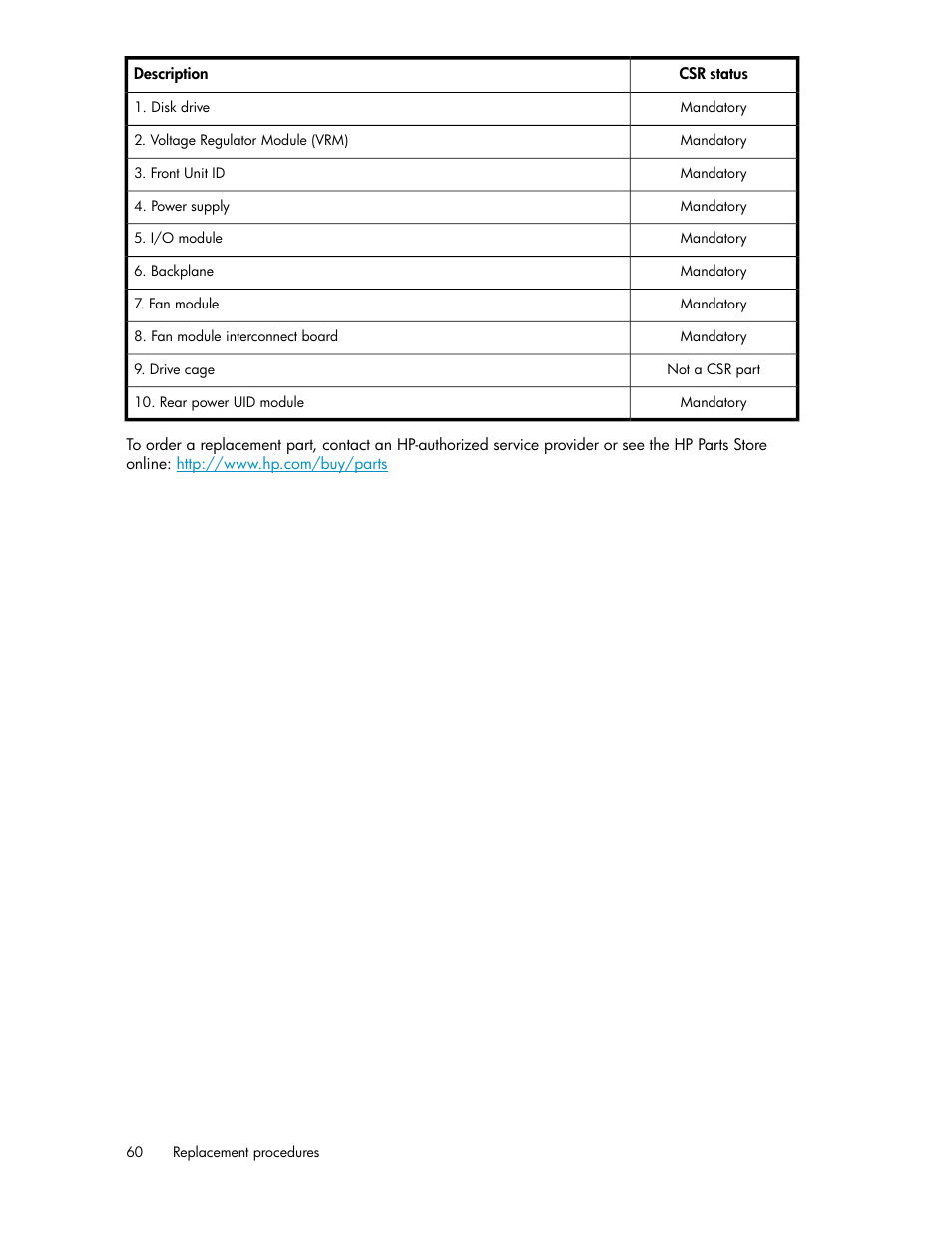 HP D2000 Disk Enclosures User Manual | Page 60 / 76