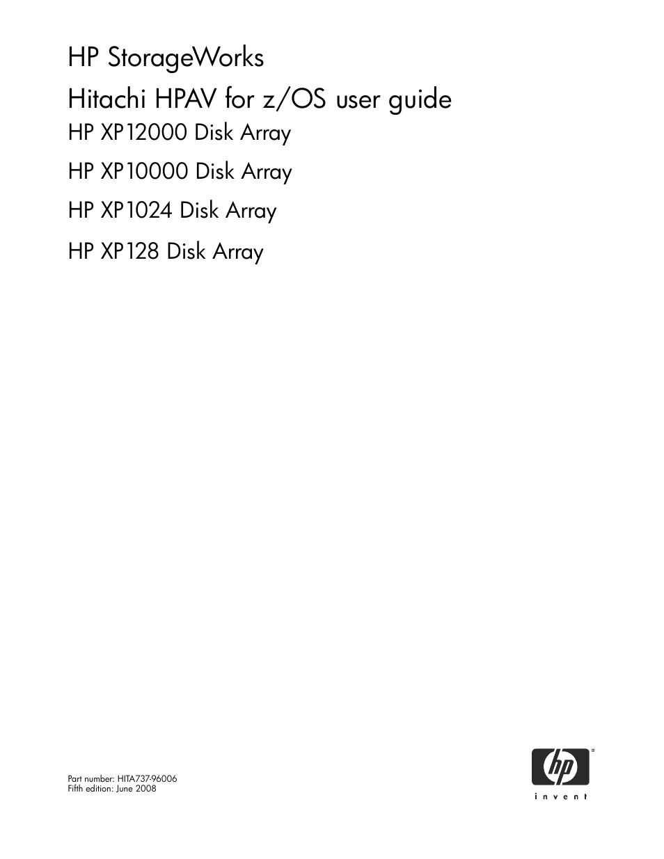 HP StorageWorks XP Remote Web Console Software User Manual | 64 pages