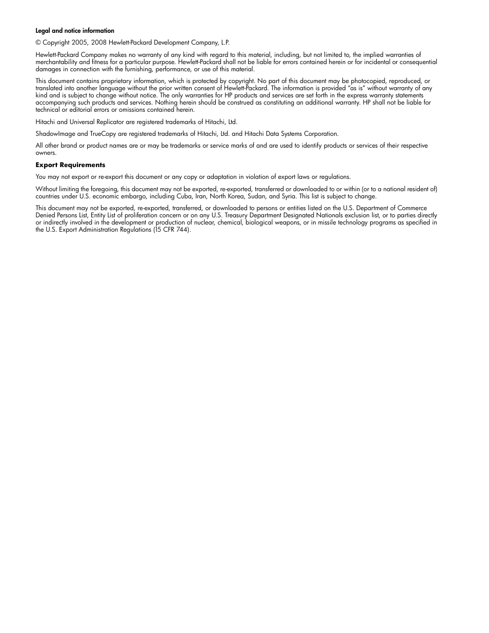 HP StorageWorks XP Remote Web Console Software User Manual | Page 2 / 64