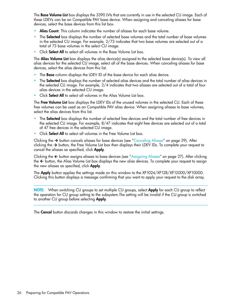 HP StorageWorks XP Remote Web Console Software User Manual | Page 26 / 64