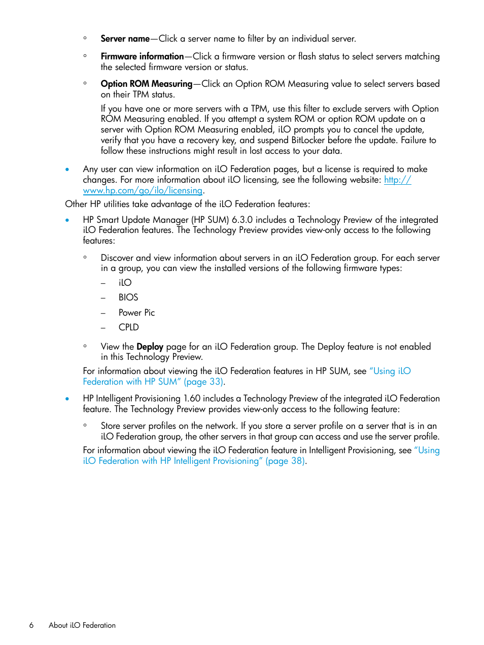 HP Integrated Lights-Out 4 User Manual | Page 6 / 45