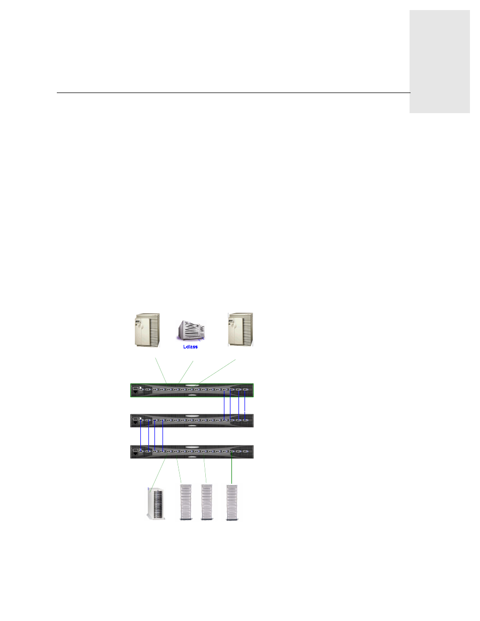 Zoning and partnering with quickloops, Chapter 4, Chapter 4 zoning and partnering with quickloops | Chapter, Zoning user’s guide 4-1 | HP Surestore 6164 Switch User Manual | Page 21 / 44