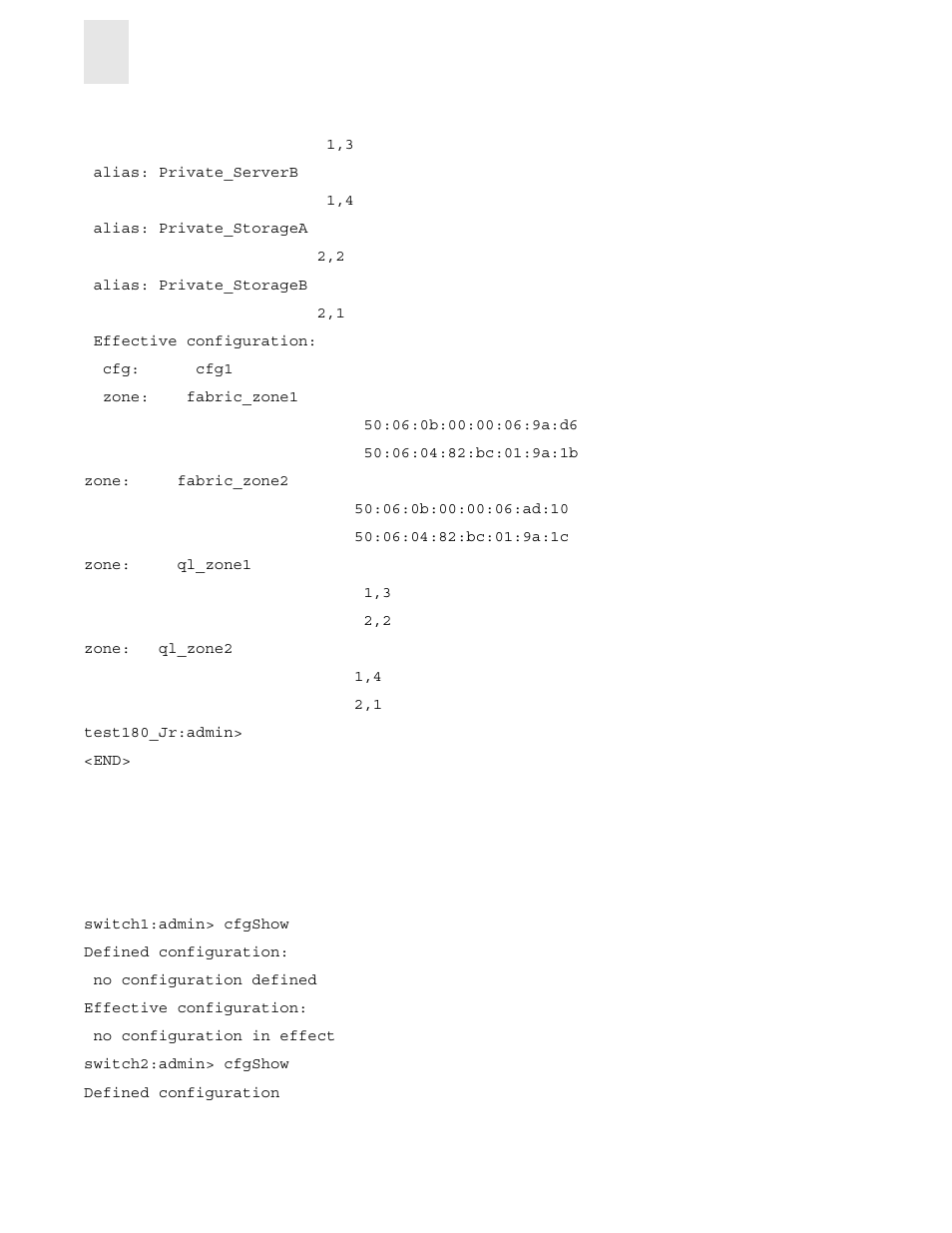 Set up zones in dual-switch quickloop | HP Surestore 6164 Switch User Manual | Page 28 / 44