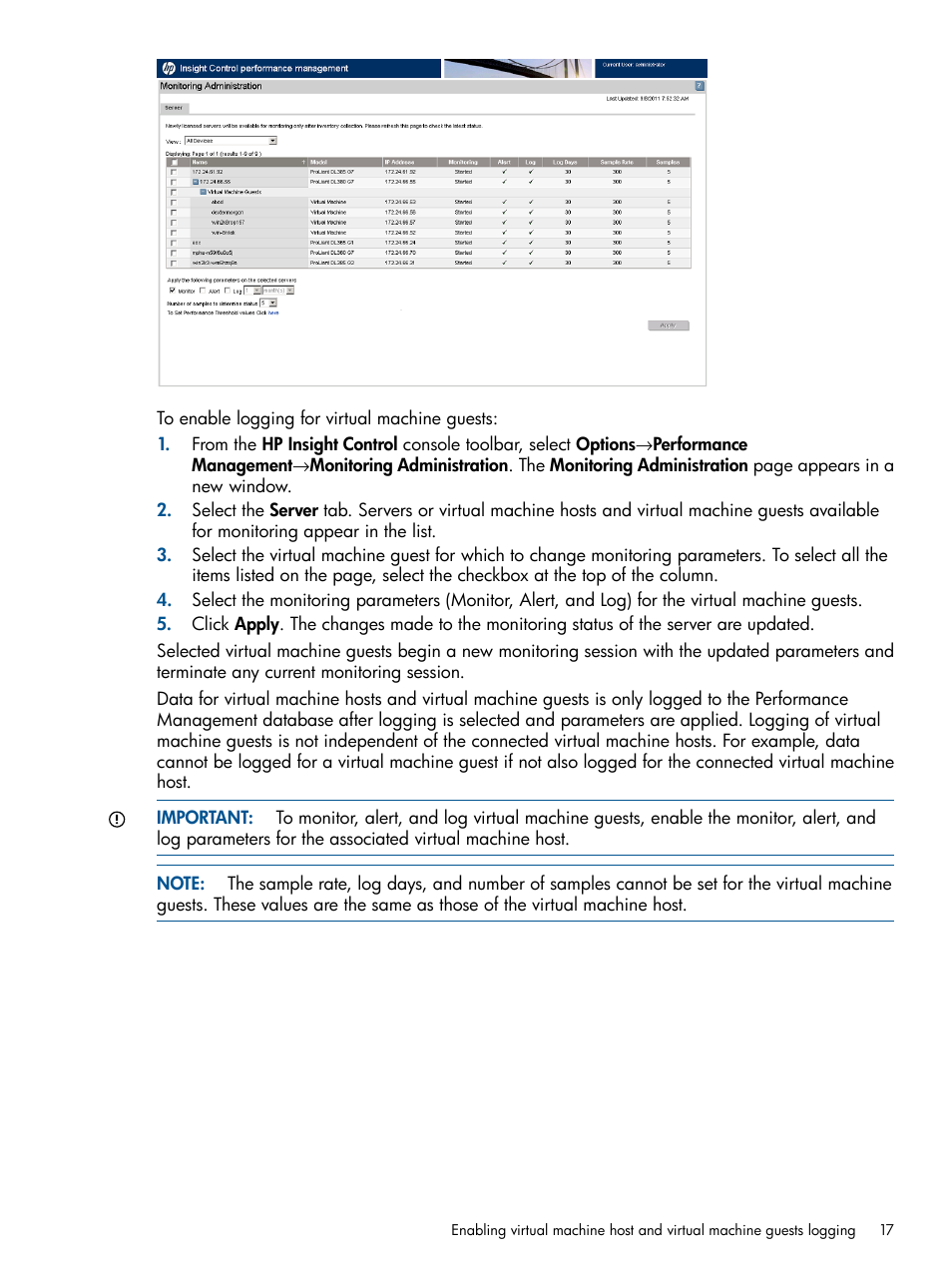HP Insight Control User Manual | Page 17 / 73