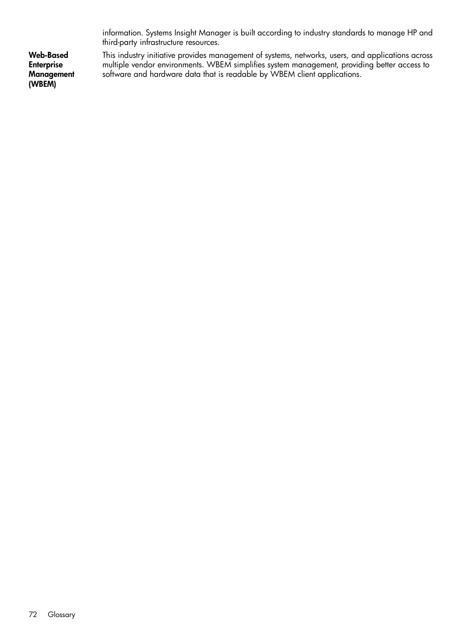 HP Insight Control User Manual | Page 72 / 73