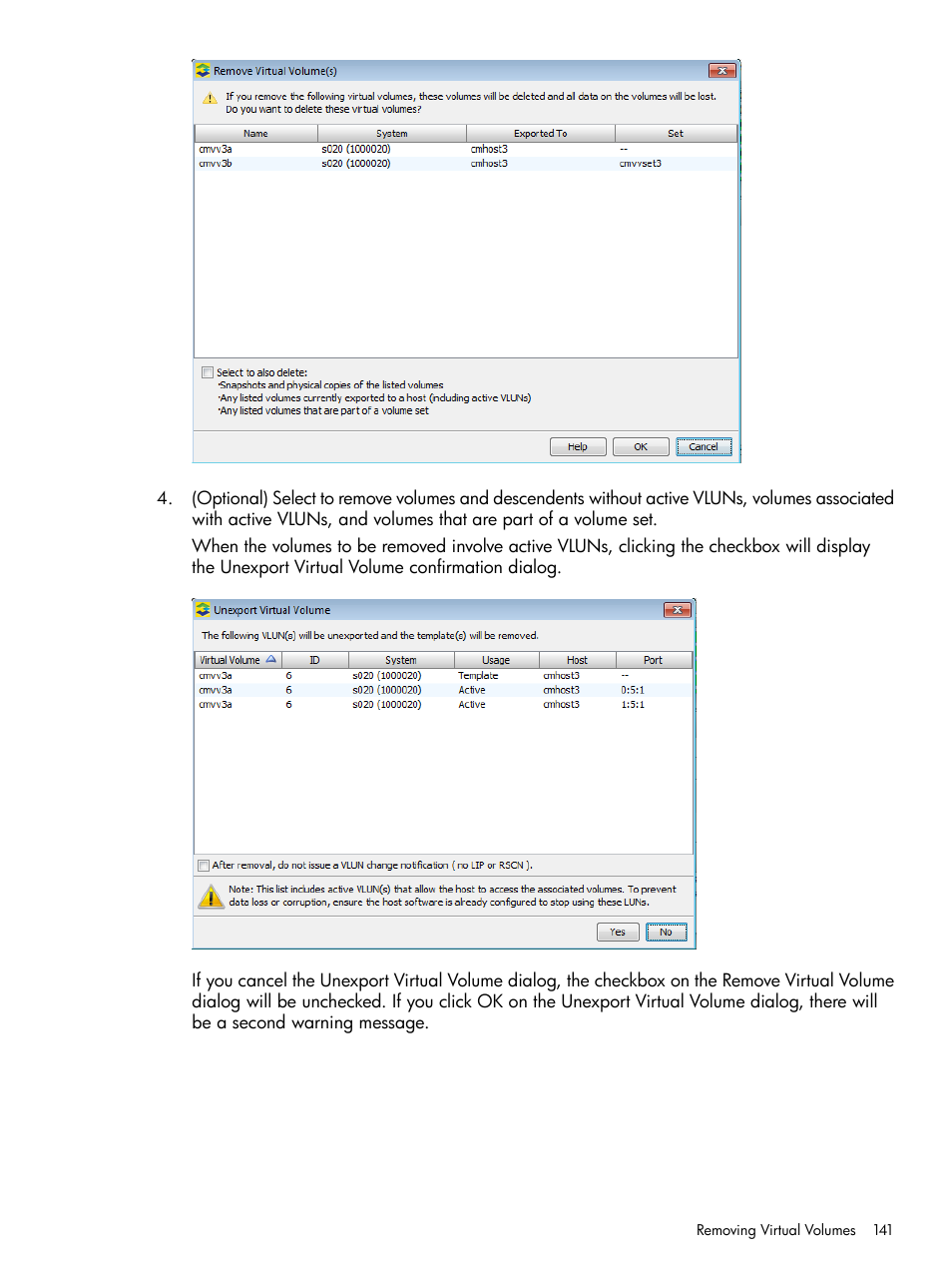 HP 3PAR Operating System Software User Manual | Page 141 / 426