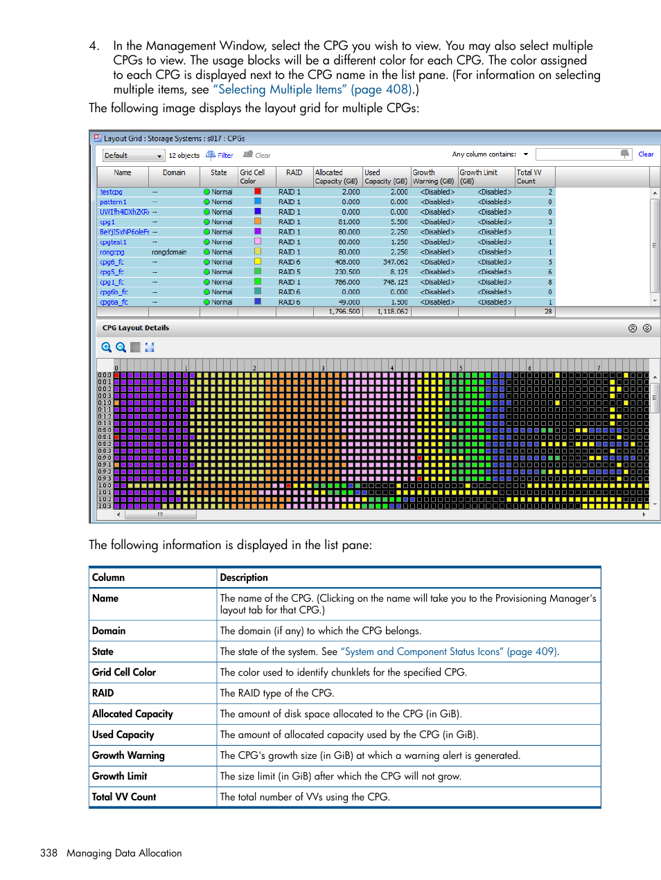 HP 3PAR Operating System Software User Manual | Page 338 / 426