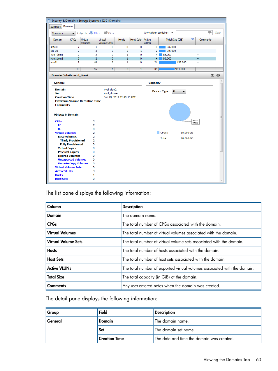 HP 3PAR Operating System Software User Manual | Page 63 / 426