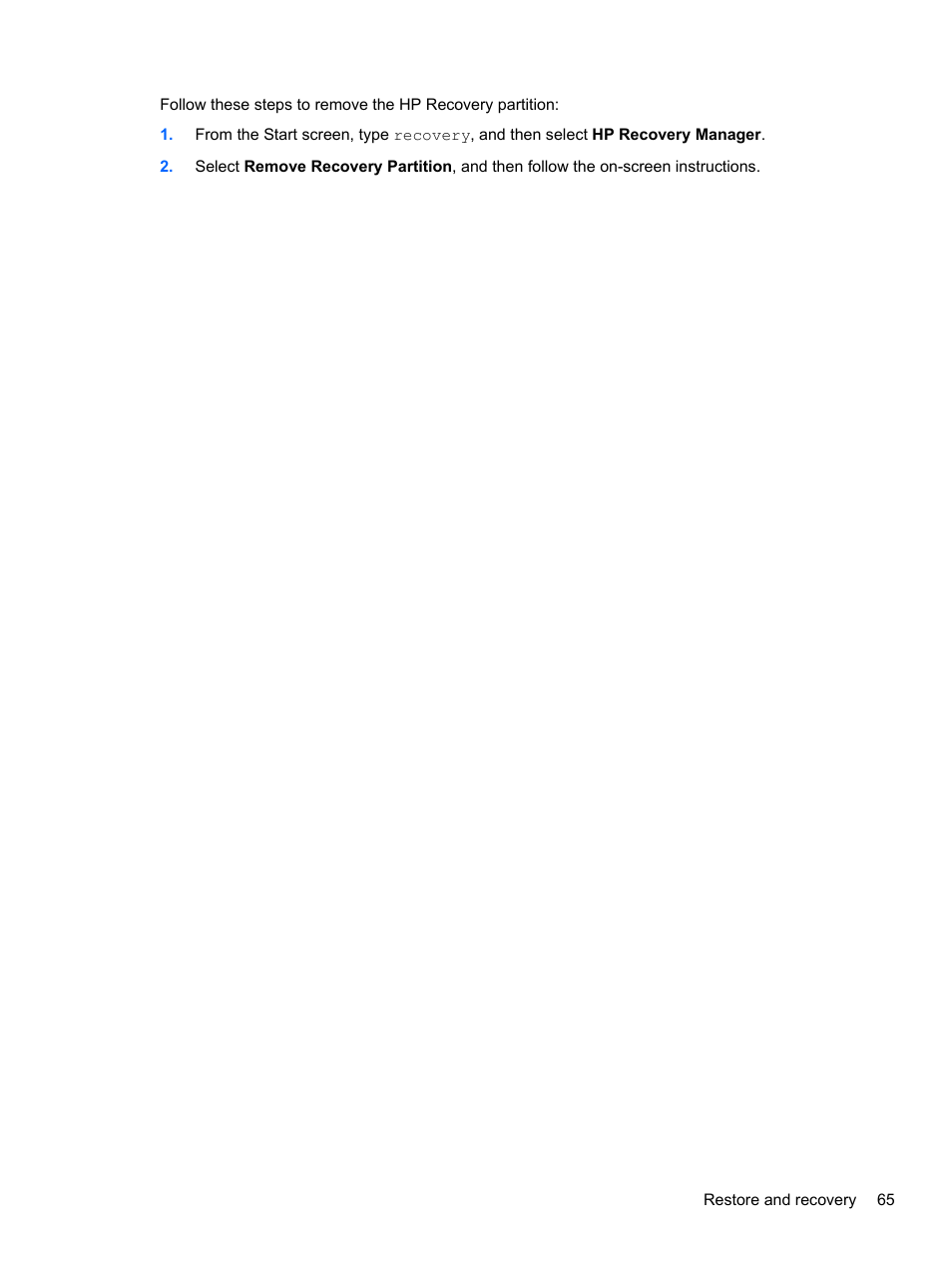 HP Pavilion TouchSmart 14-f040ca Sleekbook User Manual | Page 75 / 80