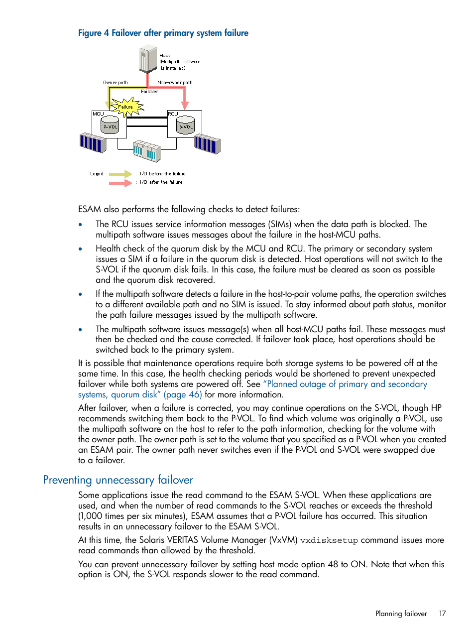 Preventing unnecessary failover | HP XP P9500 Storage User Manual | Page 17 / 81