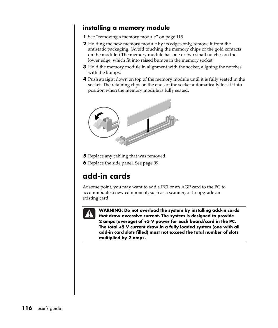 Add-in cards | HP Pavilion a387x Desktop PC User Manual | Page 124 / 158