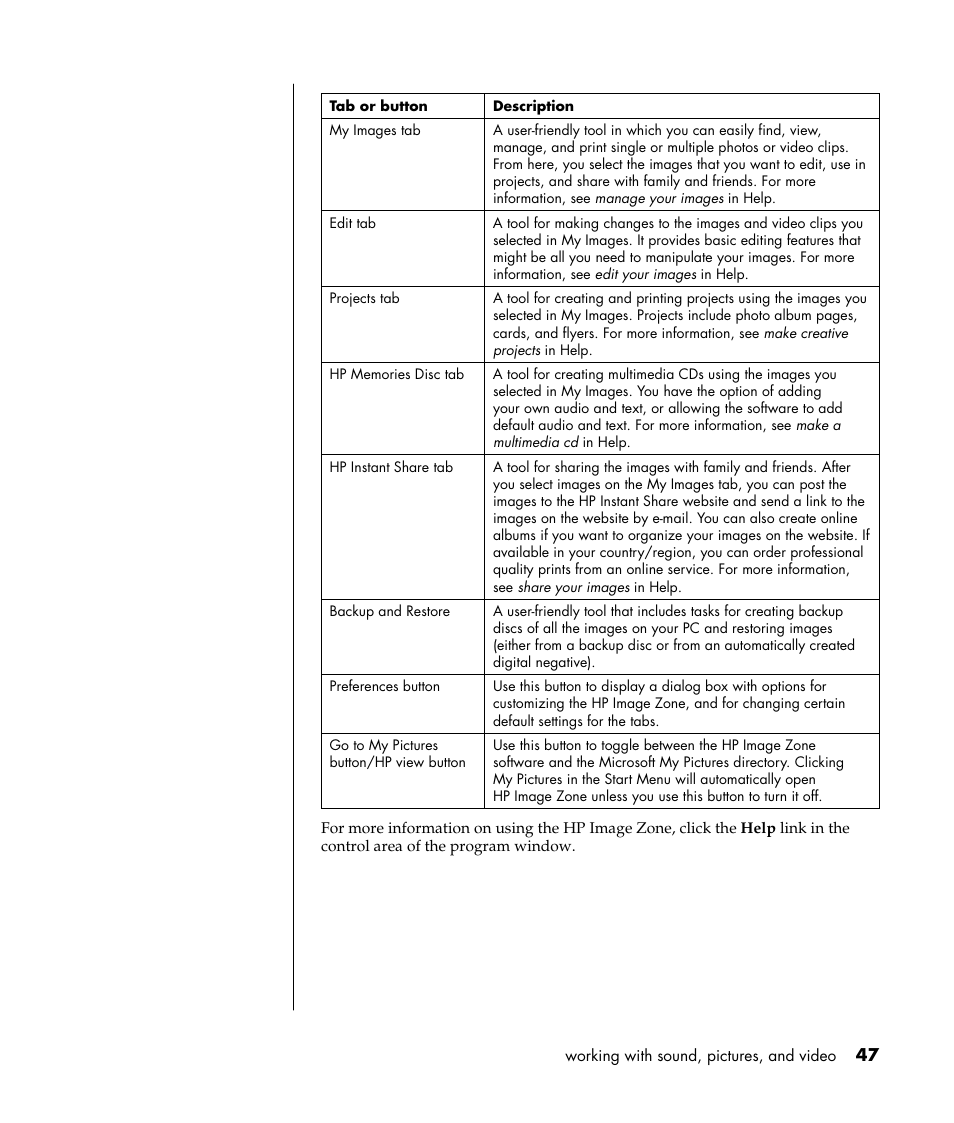 HP Pavilion a387x Desktop PC User Manual | Page 55 / 158