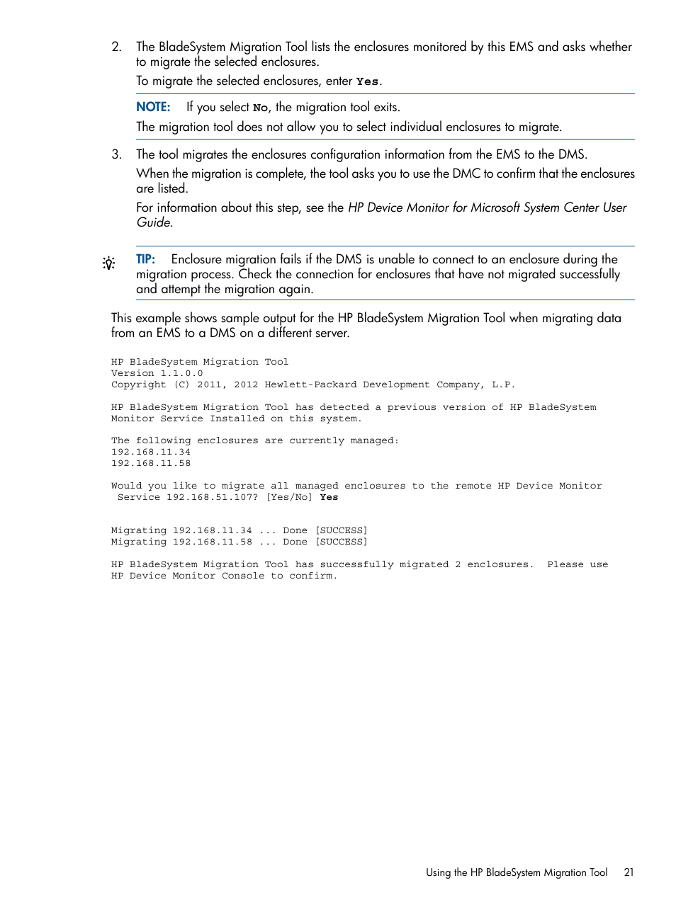 HP OneView for Microsoft System Center User Manual | Page 21 / 26