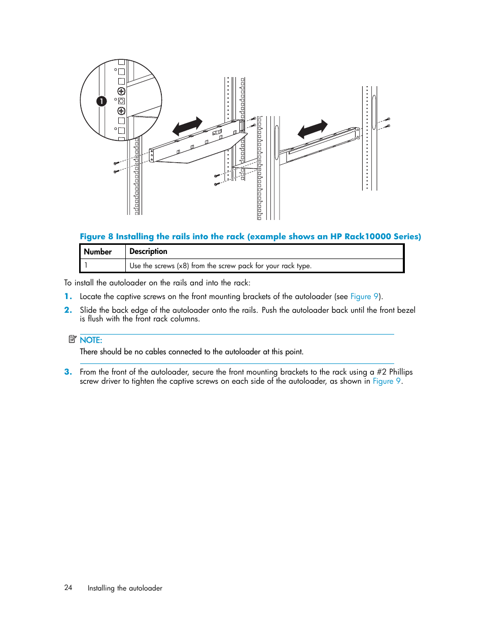 HP StorageWorks DAT 72x10 Tape Autoloader User Manual | Page 24 / 62