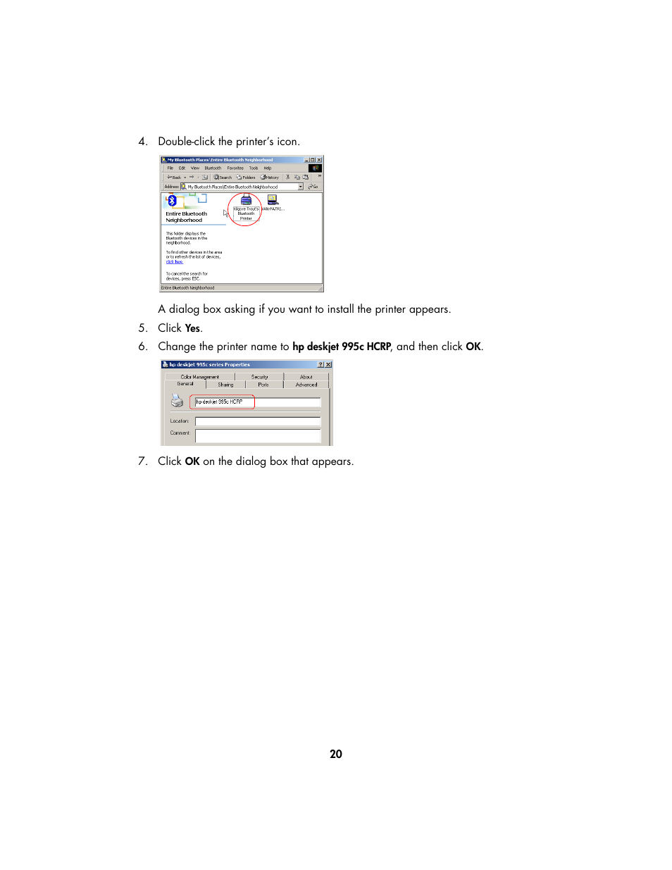 HP Deskjet 995c Printer User Manual | Page 23 / 82